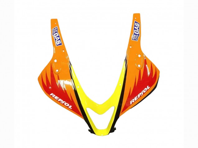 2007-2008 Yellow Orange Glossy Black Rossi Repsol Honda CBR600RR Motorcycle Fairings