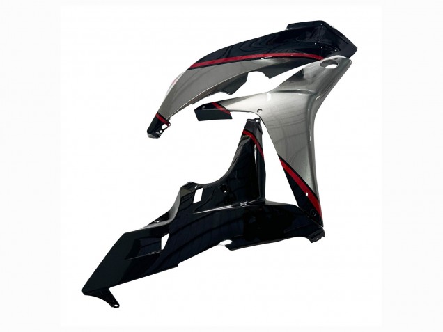 2007-2008 Silver Red Glossy Black Honda CBR600RR Motorcycle Fairings