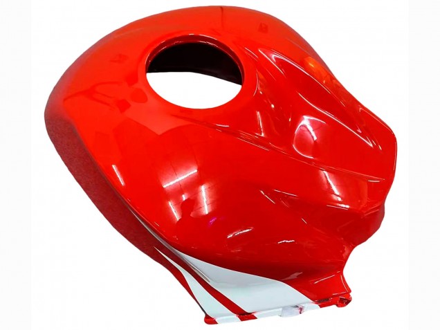 2007-2008 White Red Glossy Black Honda CBR600RR Motorcycle Fairing