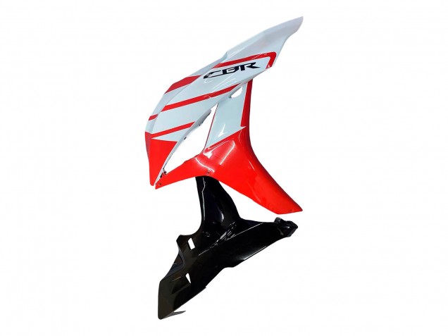 2007-2008 White Red Glossy Black Honda CBR600RR Motorcycle Fairing
