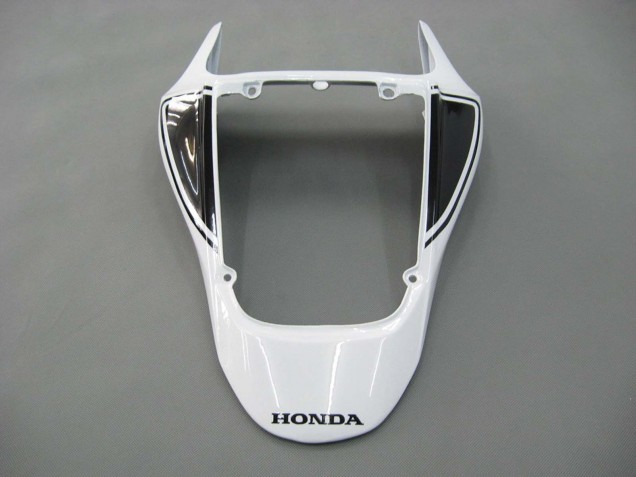 2007-2008 White Black Racing Honda CBR600RR Motorcycle Fairings