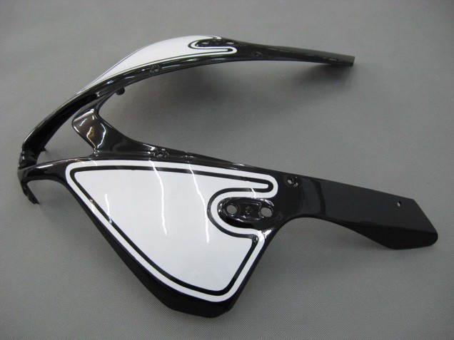 2007-2008 White Black Racing Honda CBR600RR Motorcycle Fairings