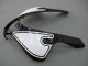 2007-2008 White Black Racing Honda CBR600RR Motorcycle Fairings