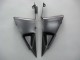 2007-2008 White Black Racing Honda CBR600RR Motorcycle Fairings