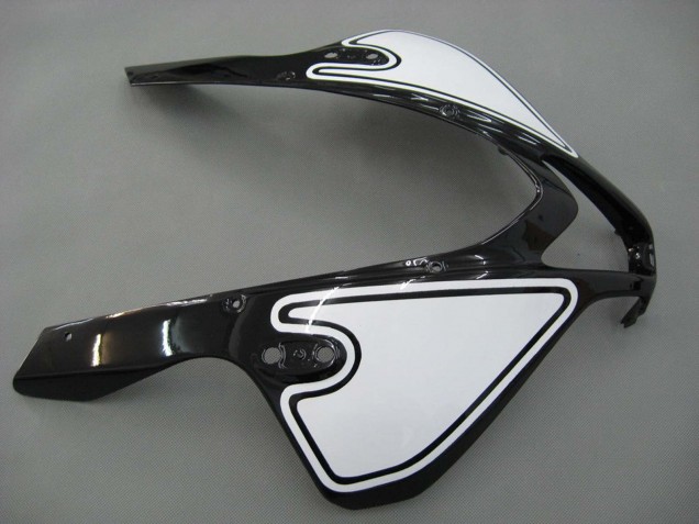 2007-2008 White Black Racing Honda CBR600RR Motorcycle Fairings