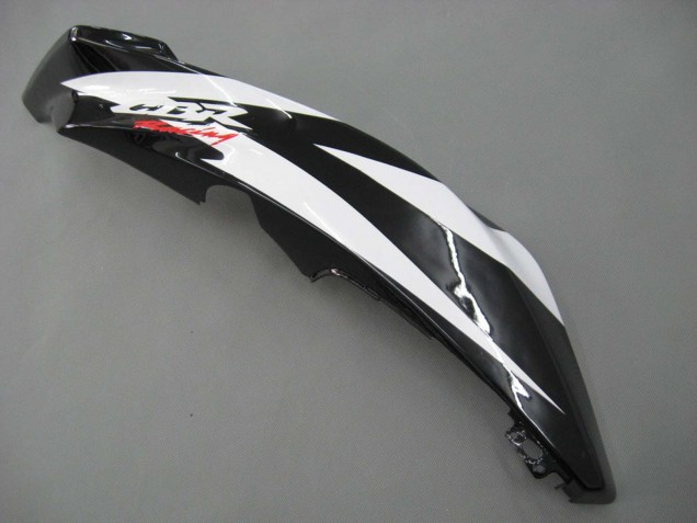 2007-2008 White Black Racing Honda CBR600RR Motorcycle Fairings