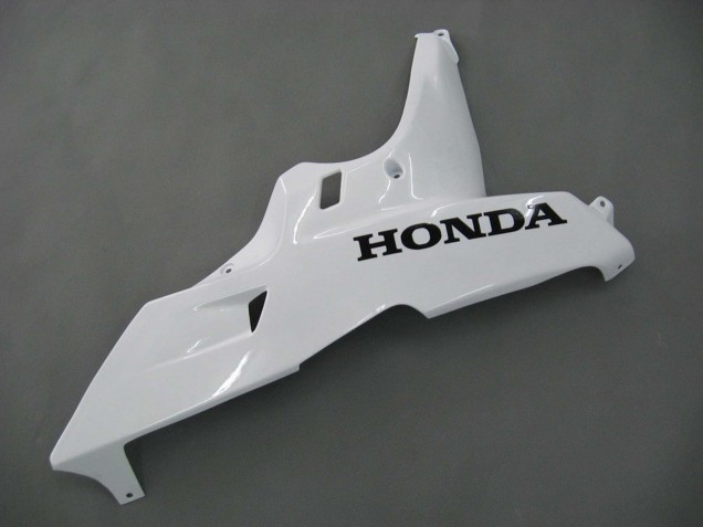 2007-2008 White Black Racing Honda CBR600RR Motorcycle Fairings