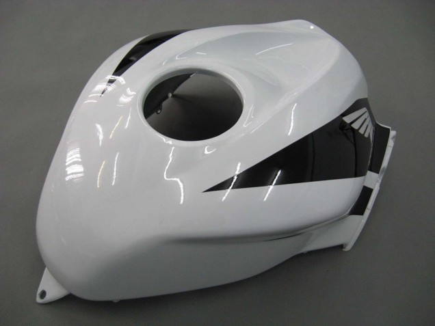 2007-2008 White Black Racing Honda CBR600RR Motorcycle Fairings