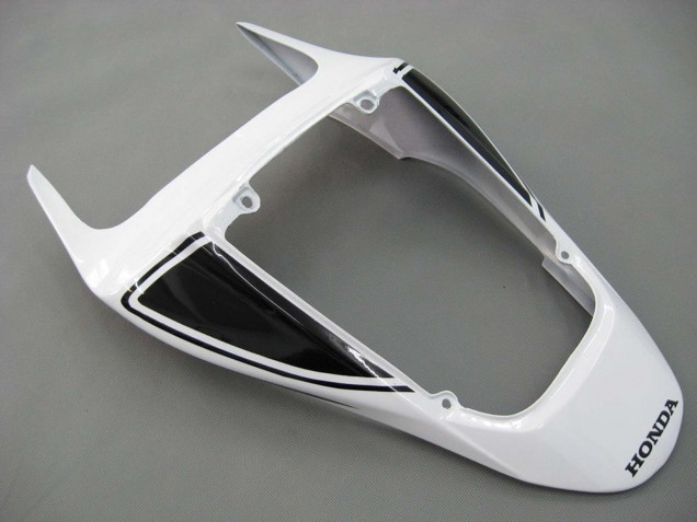 2007-2008 White Black Racing Honda CBR600RR Motorcycle Fairings