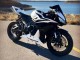 2007-2008 White Black Racing Honda CBR600RR Motorcycle Fairings