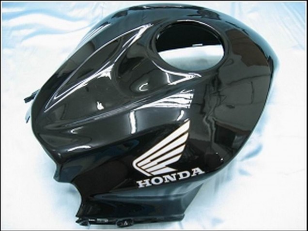 2007-2008 Glossy Black White West Honda CBR600RR Motorcycle Fairings