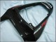 2007-2008 Glossy Black White West Honda CBR600RR Motorcycle Fairings