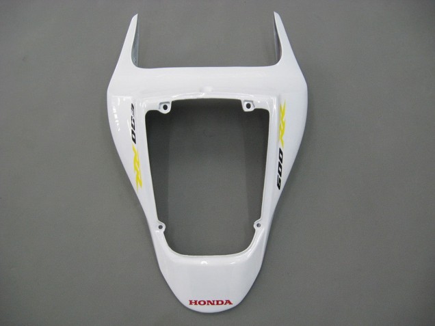 2007-2008 White Green Yellow Glossy Black Hannspree Honda CBR600RR Motorcycle Fairings
