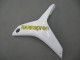 2007-2008 White Green Yellow Glossy Black Hannspree Honda CBR600RR Motorcycle Fairings