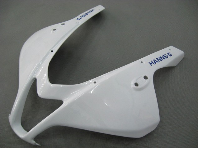 2007-2008 White Green Yellow Glossy Black Hannspree Honda CBR600RR Motorcycle Fairings