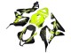 2007-2008 Yellow Glossy Black Honda CBR600RR Motorcycle Fairings