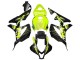 2007-2008 Yellow Glossy Black Honda CBR600RR Motorcycle Fairings