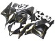 2009-2012 Matte Black Gold Honda CBR600RR Motorcycle Fairings