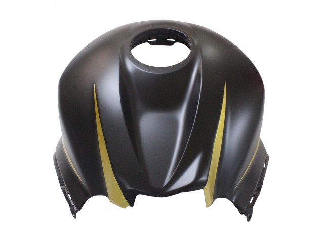 2009-2012 Matte Black Gold Honda CBR600RR Motorcycle Fairings