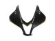 2009-2012 Matte Black Gold Honda CBR600RR Motorcycle Fairings