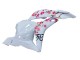 2009-2012 White Cherry Blossom Glossy Black Honda CBR600RR Motorcycle Fairings