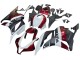2009-2012 White Red Matte Black Honda CBR600RR Motorcycle Fairings