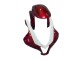 2009-2012 White Red Matte Black Honda CBR600RR Motorcycle Fairings