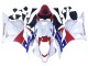 2009-2012 White Red Blue Honda CBR600RR Motorcycle Fairings