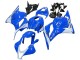 2009-2012 Blue White Honda CBR600RR Motorcycle Fairings