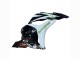 2009-2012 White Green Glossy Black Hannspree Honda CBR600RR Motorcycle Fairings