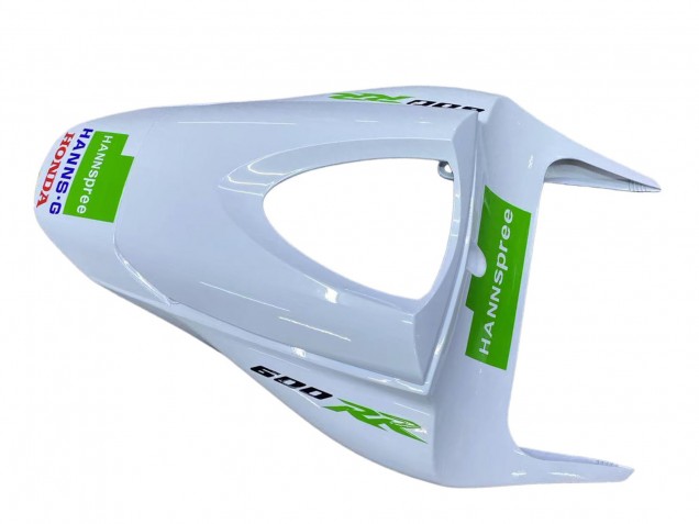 2009-2012 White Green Glossy Black Hannspree Honda CBR600RR Motorcycle Fairings