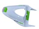 2009-2012 White Green Glossy Black Hannspree Honda CBR600RR Motorcycle Fairings