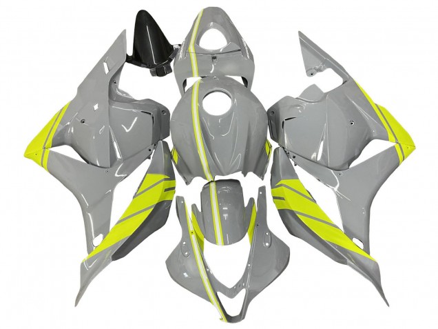 2009-2012 Nardo Grey Yellow Honda CBR600RR Motorcycle Fairing Kits