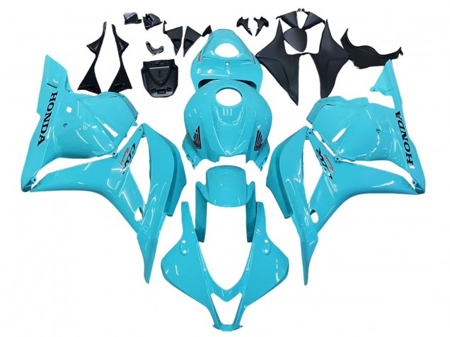 2009-2012 Light Blue Racing Honda CBR600RR Motorcycle Fairings