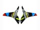 2009-2012 Black Multicolor MoviStar Honda CBR600RR Motorcycle Fairings