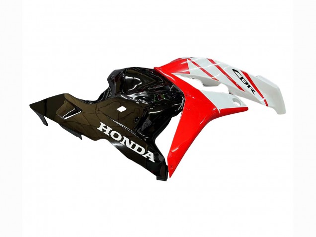 2009-2012 White Red Glossy Black Honda CBR600RR Motorcycle Fairing