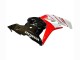 2009-2012 White Red Glossy Black Honda CBR600RR Motorcycle Fairing