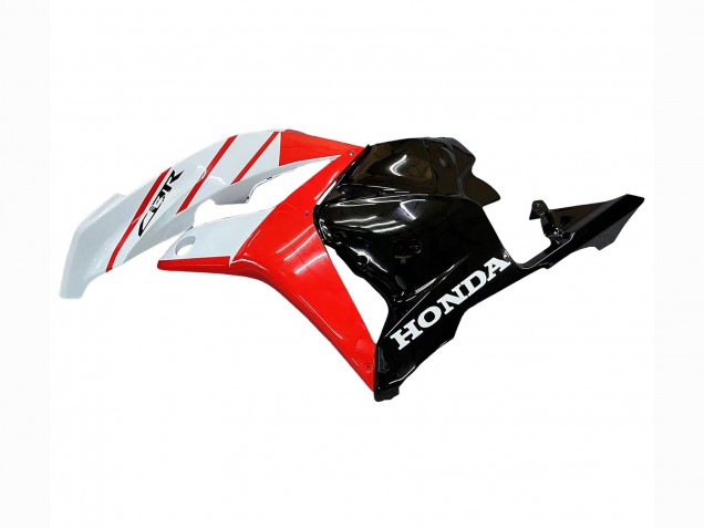 2009-2012 White Red Glossy Black Honda CBR600RR Motorcycle Fairing