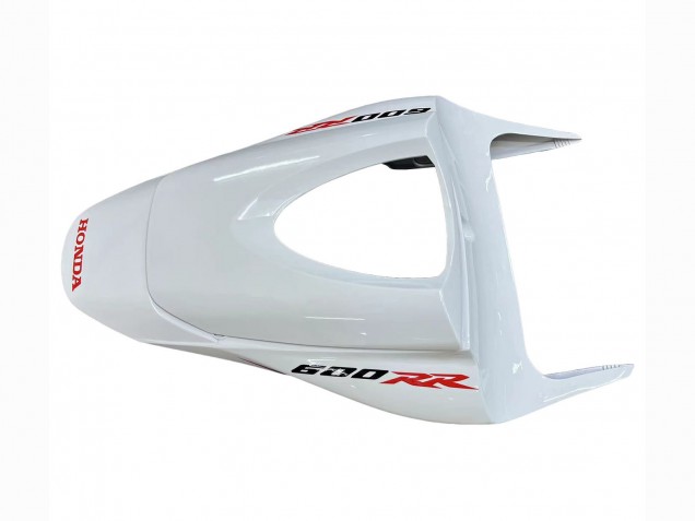 2009-2012 White Red Glossy Black Honda CBR600RR Motorcycle Fairing