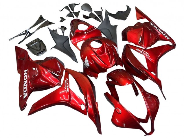2009-2012 Red Racing Honda CBR600RR Motorcycle Fairings