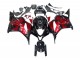 2009-2012 Red Glossy Black Honda CBR600RR Motorcycle Fairings
