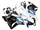 2009-2012 White Blue Glossy Black Honda CBR600RR Motorcycle Fairings Kit