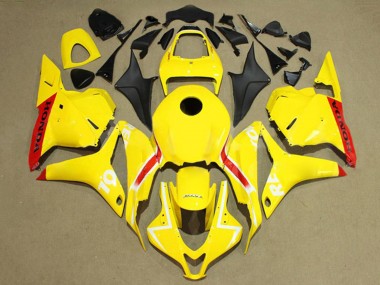 2009-2012 Yellow Red White Repsol Honda CBR600RR Motorcycle Fairings