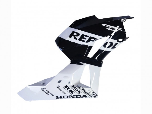 2013-2023 White Glossy Black Repsol Honda CBR600RR Motorcycle Fairings