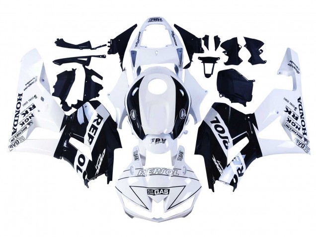 2013-2023 White Glossy Black Repsol Honda CBR600RR Motorcycle Fairings
