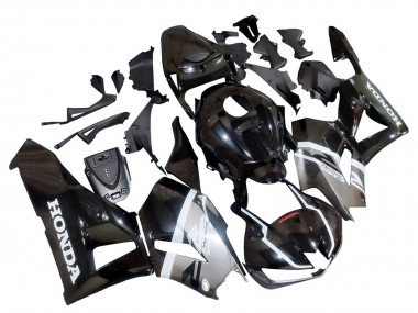 2013-2023 Silver Glossy Black Honda CBR600RR Motorcycle Fairings