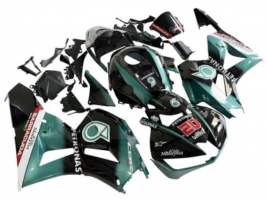 2013-2023 Teal Blue Glossy Black Petronas 20 Honda CBR600RR Motorcycle Fairing