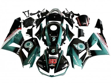 2013-2023 Teal Blue Glossy Black Petronas 20 Honda CBR600RR Motorcycle Fairing