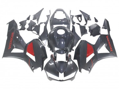 2013-2023 Black Carbon Fiber Red Honda CBR600RR Motorcycle Fairings