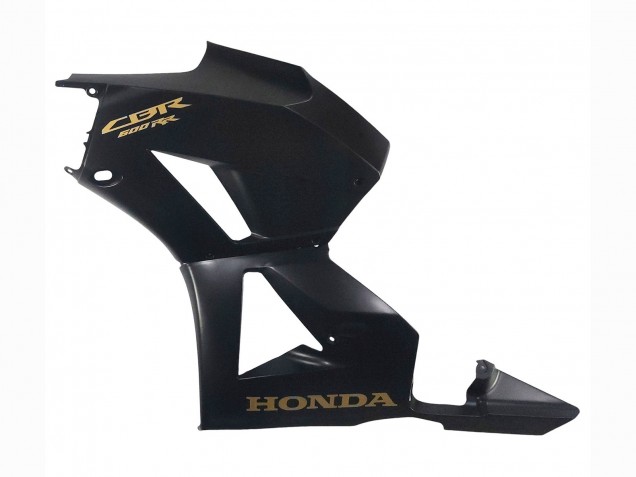 2013-2023 Matte Black Gold Decals Honda CBR600RR Motorcycle Fairings